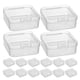 thumbnail image 1 of FELTECHELECTR 55Ud Caja Plástica Transparente Con Tapa Cuadrado Para Guardar Cosméticos Y Joyería, 1 of 8