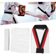 thumbnail image 5 of GGB-Kids Taekwondo Uniform, Taekwondo Uniform with Belt, Uniform Taekwondo Suit for Martial Arts Training for Boys Girls【0514】, 5 of 9