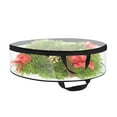 thumbnail image 7 of Clearance! Beppter Christmas Storage Bag,Heavy Duty Xmas Wreath Container with Sleek Zipper,Artificial Wreaths, Durable Handles, Dual Zipper & Card Slot, Holiday Xmas Tear-Resistant Storage Container, 7 of 7