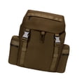 thumbnail image 4 of Mochila de viaje, mochila informal, bolsa deportiva de regalo, bolsa de fin de semana resistente al agua para Marrón amarillo, 4 of 9