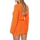 thumbnail image 4 of Sunloudy Conjunto de Falda de Punto para Mujer, Tops de Cordones con Cuello en V de Manga Larga con Falda de Cintura Elástica Traje de Verano y Otoño Sunloudy S M L XL, 4 of 6