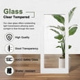 thumbnail image 5 of 48" X 80" Interior 1-Lite Clear Glass Primed Slab Door Prefinished Solid Core Wood Standard Door, 5 of 8