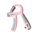 thumbnail image 3 of Ejercitador de dedos con contador de ejercicios, agarre de mano para gimnasio, agarre de muñeca Rosa, 3 of 9