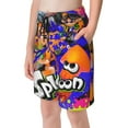 thumbnail image 2 of Splatoon Boys Swim Trunks Quick Dry Swimwear Surfing Bathing Suit Drawstring Elastic Waist With Mesh Lining, 2 of 7