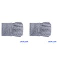 thumbnail image 3 of Langgg Color Hemp Rope Roll Making Tool 100 Cotton rope colorful twine macrame cord string thread Handmade String accessory DIY cord silver grey 2mm x 25m 2Set, 3 of 6