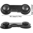 thumbnail image 2 of 16Pcs Baby Child Safety Lock Self Adhesive Cupboard Door Latch Safety Seal for Kitchen Cabinets Drawers Ovens Fridge Toilet (Black), 2 of 5