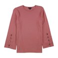thumbnail image 1 of Alfani Womens Button Sleeve Pullover Blouse, Pink, Small, 1 of 1