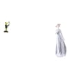 thumbnail image 1 of Estatua De Porcelana De Rana Camarera Y Niña Nórdica, Figura Creativa De Animal, Adorno Decorativo Moderno Para Estante, Chimenea, Entrada, Regalo De Cumpleaños, 1 of 8