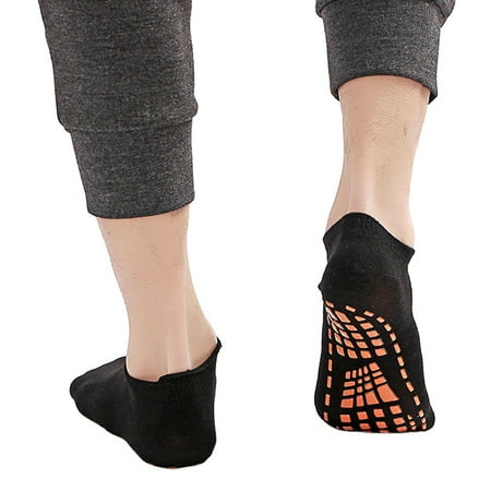 

JunDanmall 2Pcs Socks Short Anti-slip Cotton Sweat Absorption Sports Supplies for Trampoline