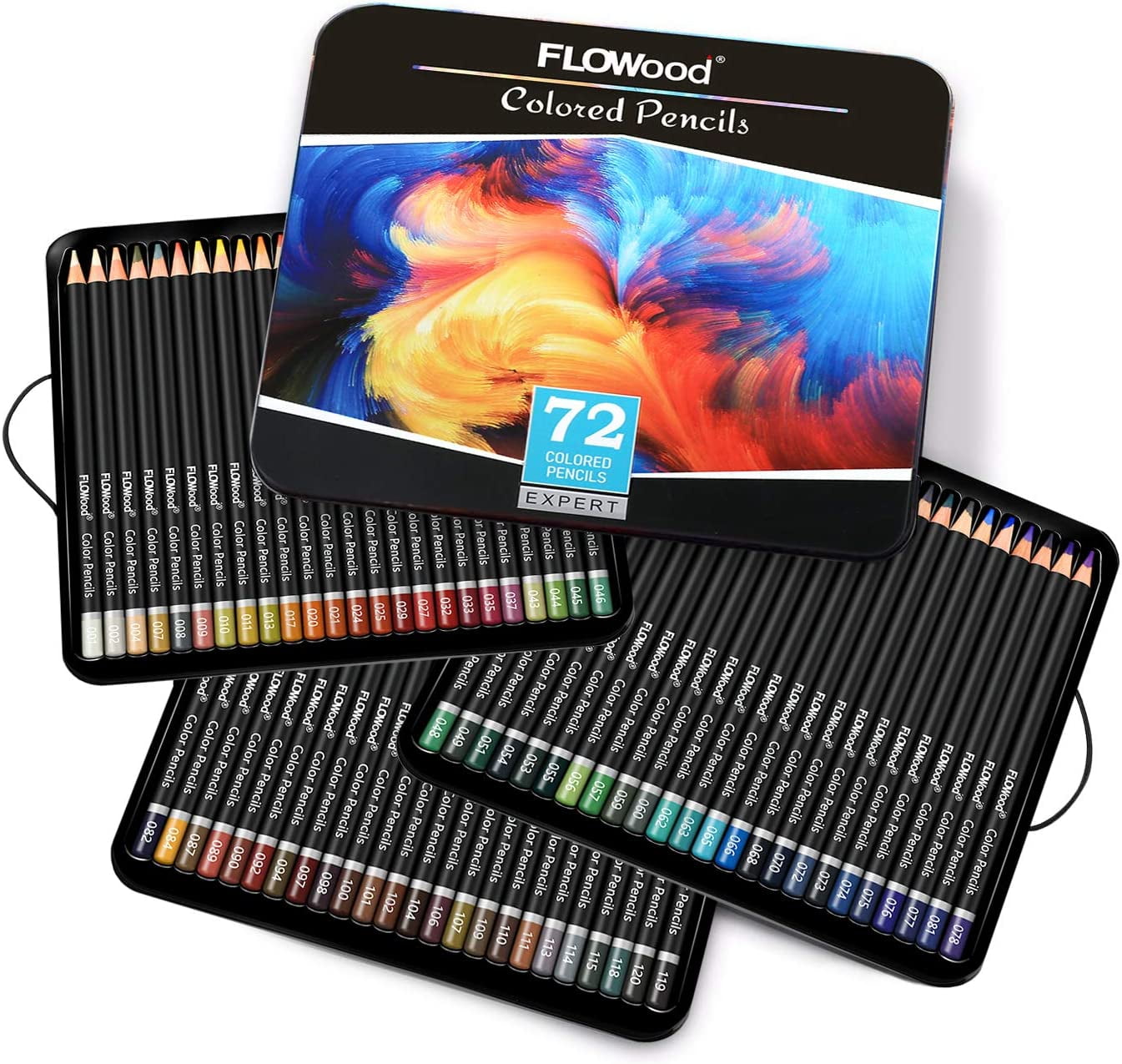 Wrapables Colored Pencils for Sketching and Drawing, 72 Count, 1 Piece -  Foods Co.
