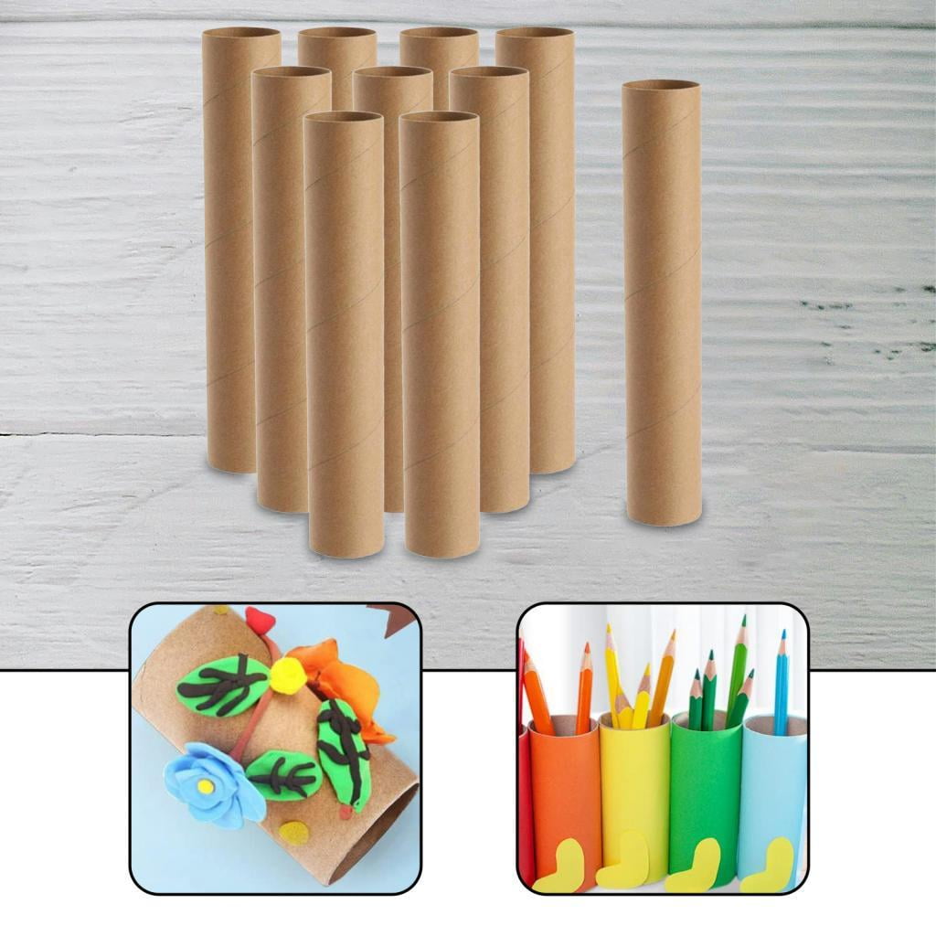 12 Pcs Cardboard Tubes Paper Towel Tubes Craft Rolls Durable Kraft Paper for School Art and Group Projects