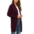 thumbnail image 3 of HAOMEILI Women's Long Cardigan Sweater 2024 Fall Fashion Casual Oversized Knit Open Front Coatigan Jacket Coat Trendy Outfits, 3 of 6