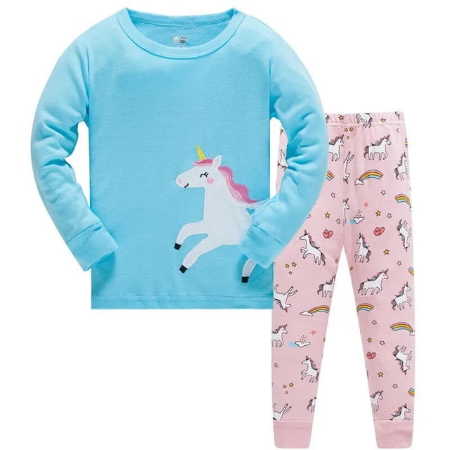 Conjuntos de Pijamas 100% de algodón para niños y niñas de 3 a 8 años, ropa de dormir Infantil, Moda Infantil, navidad