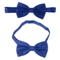 thumbnail image 2 of Conjunto de faja ajustable con pajarita preatada y pañuelo para boda, graduación, esmoquin, traje formal, 2 of 9