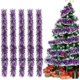 thumbnail image 1 of Guirnaldas de oropel de Navidad púrpura, juego de 5 guirnaldas de Navidad, guirnaldas de oropel metálico, guirnalda de árbol de Navidad brillar Electrónica, 1 of 5