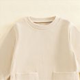 thumbnail image 7 of TOWED22 Toddler Baby Boy Clothing Sets Solid Color Long Sleeve Tops and Pants Kids 2pcs Outfits(Blazer,7-8 Y), 7 of 7
