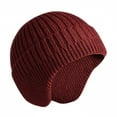 thumbnail image 2 of Mens Winter Beanie Hat Oversized Warm Knit Fleece Lined Short Beanie Ski Skull Cap, 2 of 8