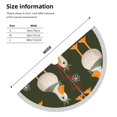 thumbnail image 6 of Christmas Tree Skirt, Mallard Ducks Wild Birds Christmas Tree Decorations Indoor, Tree Skirts Mat With Tassel Trim for Halloween New Year Holiday Christmas Party Decor 36 Inches, 6 of 7