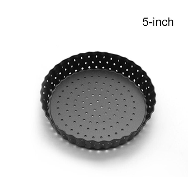 L/M/S Popular Small Pizza Pans With Holes Steel Perforated Pizza Crisper Pan 