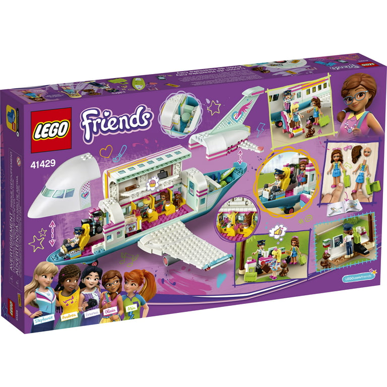 LEGO Friends Heartlake City Airplane 41429 Building Toy Inspires Travel  Story-Making Play Scenarios (574 Pieces) 