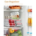 thumbnail image 3 of Sorbus Storage Bins: 4-Piece Fridge Organizers - Egg Organizer, Can Dispenser, 2 Drawers - Ideal for Kitchen, Fridge, Freezer, Pantry, 3 of 7