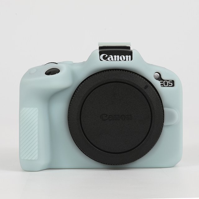 GadgetCom Étui de Protection en Silicone Souple Compatible avec Canon EOS R50 - Étui Intégrale Antichoc Anti-Rayures
