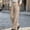 Khaki, variant on PWPSG Women's Corduroy Pants High Waist Double Button Wide Leg Casual Trousers with Pockets Fall