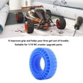 thumbnail image 3 of 4pcs RC Car Tire Foam Inserts, 3-Layer Hollow Waterproof Temperature Resistant Silicone Tire Inserts for 1/10 RC Car 1.9inch Tires, Blue, 3 of 4