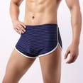 thumbnail image 5 of Mens Underwear Men's Underwear Low Waist Fashion Color Stripes Comfortable Erotic Panties, 5 of 5