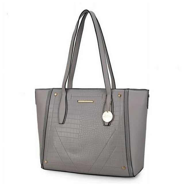 MKF Collection by Mia K. MKF-X721GRY Robin Tote Bag