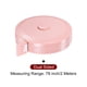 thumbnail image 3 of Métrica Cinta 2M/78 Pulgadas Redondo Retráctil Sastres Métrica Cinta Bolsillo Tamaño para Cuerpo, Tela, Costura y Manualidades Medidas, Rosa, 3 of 5
