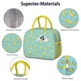thumbnail image 4 of Lunch Bag Lunch Box for Women Reusable Insulated Lunch Bags,Water-Resistant Dolphin Yellow Banana Cooler Lunch Tote Bag, Large Capacity for Work Travel Picnic, 4 of 6
