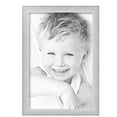thumbnail image 2 of ArtToFrames 14" x 21" Metro Ice Silver Black Picture Frame, 14x21 inch Silver Wood Poster Frame (WOM-5247),  Pack, 2 of 7