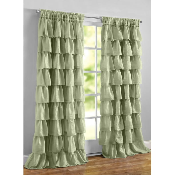 Carol Wright Ruffled Layered Curtains