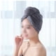 thumbnail image 4 of Paquete de 3 toallas para el cabello de microfibra, toallas para secar el cabello, turbante envolvente, toalla para la cabeza suave y absorbente antiencrespamiento, 4 of 5