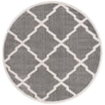 thumbnail image 3 of Safavieh Amherst Sharalyn Geometric Area Rug, Dark Gray/Beige, 7' x 7' Round, 3 of 11