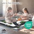 thumbnail image 4 of ODIKA 8'x10' Machine Washable Non-Slip Area Rug, Car for Nursery Room High Traffic Rug with Pad, Gray, 90009, 4 of 8