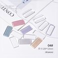 thumbnail image 2 of 40pcs Nail Art Display Card Transparent Glass Color Card Water Ripple Trapezoidal Display Nail Art Coloring Card Nail Art Tool, 2 of 5