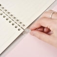 thumbnail image 3 of Transparent B5 Refillable Notebook 26 Rings/Holes Loose Leaf Binder Flexible Waterproof PP Cover 30 Sheets Ruled Lined Paper Refillable Binder for Office Home School Students Supplies, 3 of 8