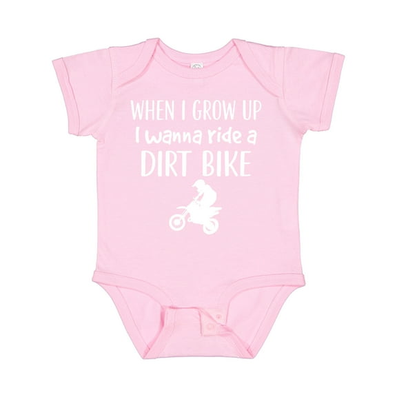 Inktastic Dirt Biking Motocross Future Dirt Biker Boys or Girls Baby Bodysuit