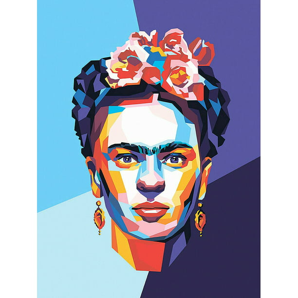 Frida Kahlo Pop V - CANVAS or PRINT WALL ART