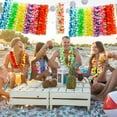 thumbnail image 3 of Hxlamzoo Hawaiian Theme Colorful Leis for Summer Beach & Pool Parties - Assorted Tropical Colors, Festive Party Decor, 3 of 3
