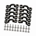 thumbnail image 1 of Stainless Steel Pad Eye Kit with 20 Screws for Kayak Canoe Deck Installation, 1 of 5