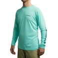 thumbnail image 3 of Whitewater Fishing Lightweight Long Sleeve Tech Shirt with UPF Protection (Lagoon, Small), 3 of 4