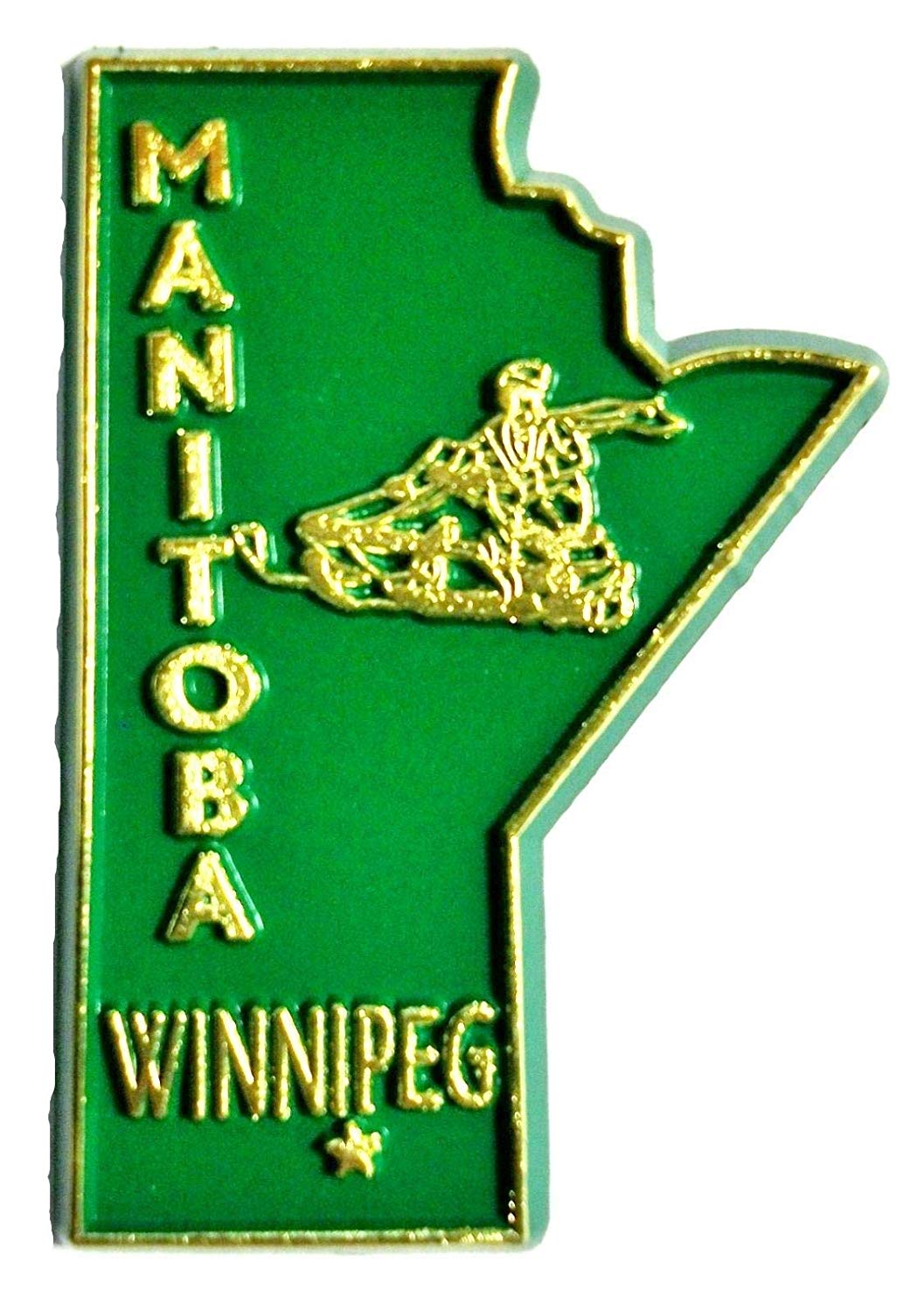 Manitoba Winnipeg Green Souvenir Fridge