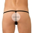 thumbnail image 4 of Men's Gregg Homme 96114 Wonder Microfiber Low Rise G-String (White M), 4 of 4
