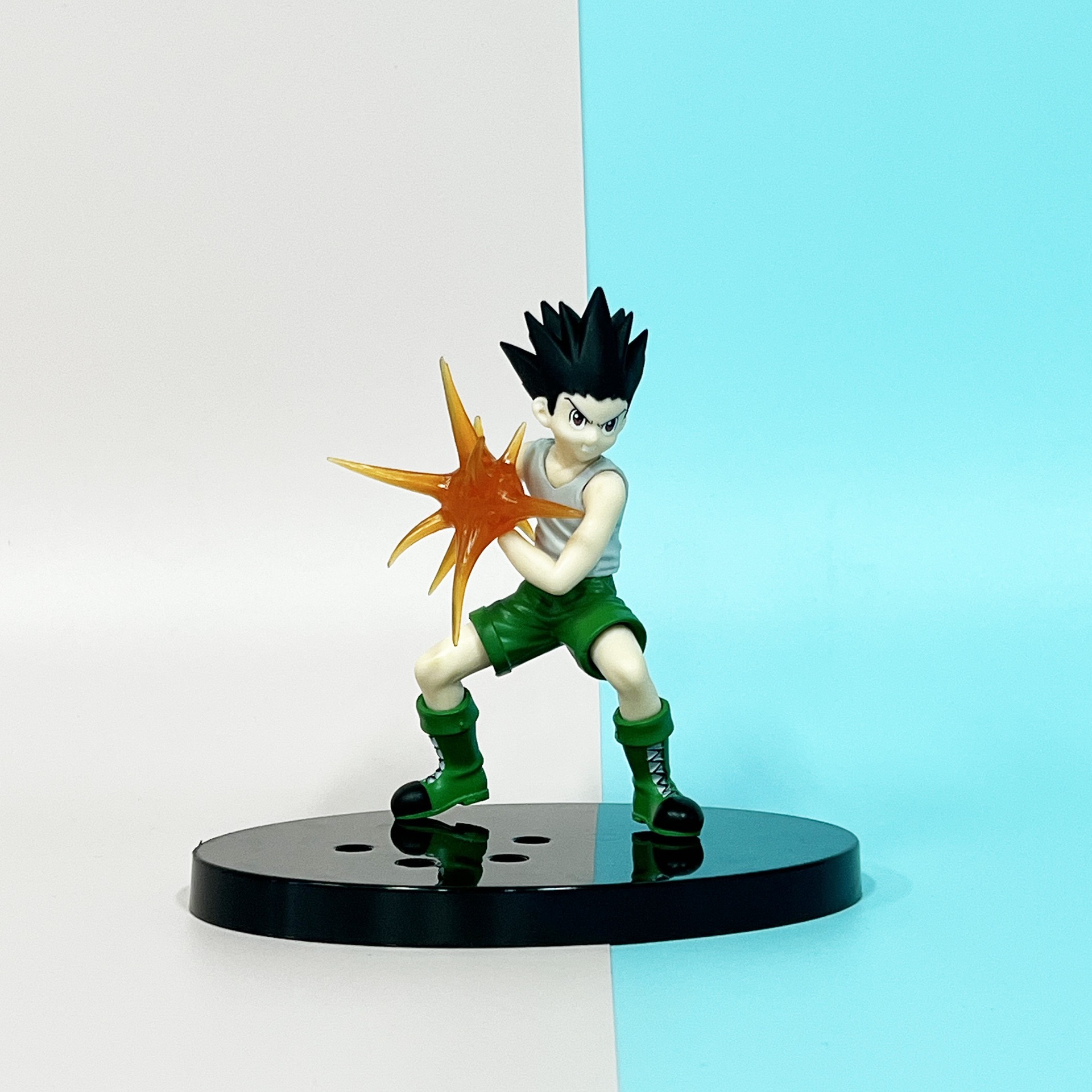 New KURAPICA, GON Freecss, Killua ZOLDYCK Figure, Fighting Anime Figures 15cm/5.9inch Character Model Collectible Handicrafts for Anime Fans Gift (a)
