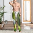 thumbnail image 2 of Kdxio golf ball perched on a tee Pattern Men's Pajama Pants, Elastic Waist with Drawstring and Pockets, Comfortable Loungewear-Small, 2 of 6