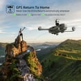 thumbnail image 5 of Holy Stone HS720 GPS Drones with Camera 4K UHD for Adults, Foldable Quadcopter with Brushless Motor, 1 Battery Offer 26 Mins Flight Time, Black, 5 of 13