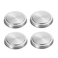 thumbnail image 4 of HAMPPLIES 4 Pcs Bouchons de Brûleur en Acier Inoxydable Ronds pour Cuisine, 4 of 8